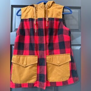 Orvis Field Fresh Wool Vest Buffalo Plaid